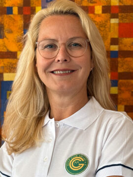 Britta Trenkel  Schatzmeisterin im Golf Club Erfurt