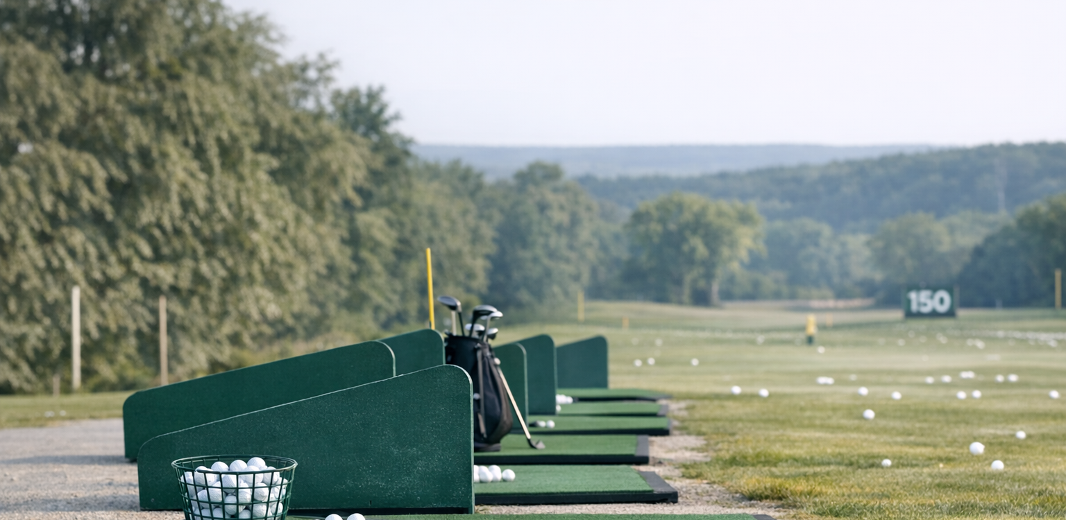 Driving Range und Übungsbereich im Golfsport